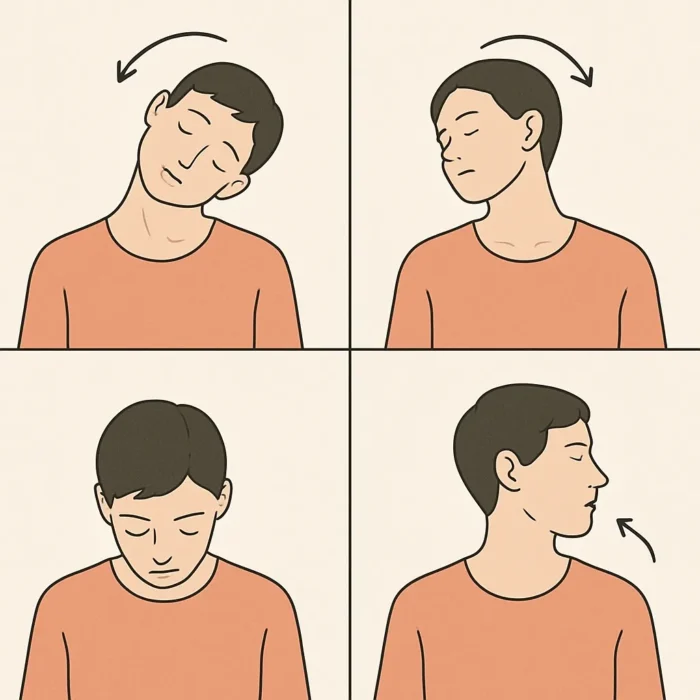 Boyun fıtığına iyi gelen doğal tedavi yöntemleri ve egzersiz görseli